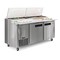 Koolmore 71 in. Two Door Commercial Pizza Prep Refrigerator in Stainless-Steel KM-RPPS-2DSS KM-RPPS-2DSS - alternate 1