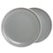 Gibson Home Rockaway 2 Piece 10.5 Inch Round Stoneware Dinner Plate Set in Matte Grey 138969.02 - alternate 6