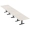 Skutchi Designs 18ft Conference Table W/ Power Unit | 18 Person Modular Rectangular Meeting Table | Harmony Series HAR-REC-48x216-T.BK-K458-NA - alternate 1
