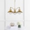 Jonathan Y Colin 3-Light 22" Adjustable Iron/Glass Retro Hurricane LED Pendant, Brass Gold JYL6122A - alternate 14