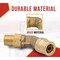 Mytee Products 45-DEGREE DOT Brass 3/8 inOD X 1/4 inNPT Male Non-Swivel Elbow Air Brake 5PK MP-ABF-45ELBOW3814 - alternate 8