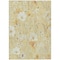 Homeroots 10' X 14' Wheat And Ivory Floral Washable Indoor Outdoor Area Rug 611179 - alternate 8