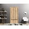 Sartodoors Sliding Closet Bi-fold Doors, Planum 0012 Oak and Aluminum Strips, Sturdy Tracks Moldings Trims Har PLANUM0012BF-DUB-56 - alternate 1