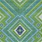 Homeroots 8' X 10' Lime Green Aqua And Ivory Tribal Washable Indoor Outdoor Area Rug 598133 - alternate 9