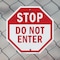 Signmission Stop Do Not Enter, 6 Inch X 6 Inch, Plastic Sign OC-P-6-47 - alternate 7