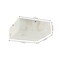 Jonathan Y Giulia 13" 2-Light Modern Contemporary Alabaster/Iron Square LED Flush Mount, White Marbling/Brass Go JYL1201A - alternate 11