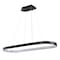 Jonathan Y Nolan 38.75" Modern Bohemian Iron Linear Integrated LED Pendant, Black JYL7120A - alternate 12