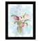 Homeroots Flourish Black Framed Print Wall Art 530135 - alternate 1