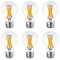 Luxrite Vintage A19 LED Light Bulbs, 75W Equivalent, 4CCT Selectable (2700K/3000K/4000K/5000K), 6PK LR21621 - alternate 1