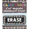 Ashley Productions Magnetic Whiteboard Eraser, Chalk Loops, 2in. x 5in., 6PK 09981 - alternate 1