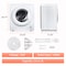 Edendirect 2.8 cu. ft. Vented Electric Dryer in White with Sensor Dry, 4 Auto Drying Modes, Exhaust Duct PVSC04D-W - alternate 9