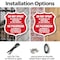 Signmission Bilingual No Spray Shield Sign Do Not Sp, 6 inch X 6 inch, Plastic Sign, 2PK SHI-P-2PACK-6-366 - alternate 6