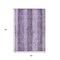 Homeroots 5' X 8' Purple And Lilac Striped Washable Indoor Outdoor Area Rug 617843 - alternate 9