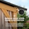 Sunjoy 12x20 ft. Wood Gazebo, Outdoor Patio Steel Hardtop Gazebo, Cedar Framed Wooden Gazebo, Dark Brown A1020326R1 - alternate 9