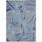 Homeroots 10' X 14' Denim Blue Gray And Ivory Geometric Washable Indoor Outdoor Area Rug 594778 - alternate 9