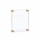Azar Displays Floating Acrylic Wall Frame with Gold Stand Off Caps: 8 in x 10 in Graphic Size, Frame 12 in x 14 in 105588-GLD - alternate 1
