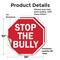 Signmission Stop The Bully, 10 inch X 10 inch, Vinyl Decal, 2PK OC-D-2PACK-10-76 - alternate 4