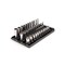 Tekton 1/4 In. Drive Shallow, Semi-Deep, and Deep 6-Pt Socket Set with Rails and Trays, 33pc (5/32-9/16 in) SHD90121 - alternate 1