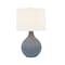 Hudson Valley Lighting Nepperhand 17 in. Table Lamp Aged Brass/Ceramic Providence Blue L7428-AGB/CPB - alternate 8