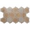Apollo Tile Aureole 8.66 in. x 9.84 in. Matte Oak wash and Gray Porcelain Hexagon Wall and Floor Tile (8.07 sq ft/case) - 18 Sheets ENC88HAYGRSA - alternate 7