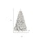 Homeroots 4' Pre Lit Full Flocked Spruce Christmas Tree 709830 - alternate 5