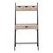 Homeroots 32" Taupe and Black Wood and Metal Sled Computer Desk With Four Drawers 489996 - alternate 1