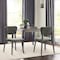 Armen Living Kalia Wood Dining Chair in Gray Finish with Gray Fabric - Set of 2 LCKACHWAGRY - alternate 8