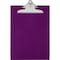 Zoro Select 8-1/2" x 11" Clipboard 1", Purple 21606 - alternate 1