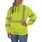 Ergodyne M Lime Class 3 Womens Performance Hi-Vis Hoodie 8304W - alternate 1