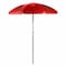 Picnic Time Family Of Brands NCAA Cornell Big Red Outdoor Canopy Sunshade Beach Umbrella 5.5' - Red 822-00-100-684-0 - alternate 1
