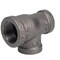 B & K 3/4 in. FIP each X 1/2 in. D FIP 1/2 in. D FIP Black Malleable Iron Reducing Tee 310RT-341212 - alternate 7