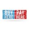 Signmission Buy Here Pay Here, 48 Inch x 120 Inch, Vinyl Banner B-120-30499 - alternate 1