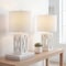 Jonathan Y Stewart 21.5" Farmhouse Wood LED Table Lamp, White, 2PK JYL1062B-SET2 - alternate 10