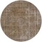 Homeroots 8' Brown And Beige Round Medallion Washable Indoor Outdoor Area Rug 616420 - alternate 8