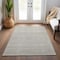 Homeroots 5' X 8' Beige And Ivory Chevron Washable Indoor Outdoor Area Rug 612233 - alternate 9