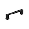 Amerock Bridgeport 3-3/4 inch (96mm) Center-to-Center Matte Black Cabinet Pull, 25PK 25VMP37031MB - alternate 1