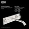Vigo Titus Two Handle Wall Mount Bathroom Faucet in Brushed Nickel VG05002BN - alternate 7
