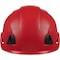 Ironwear Raptor Type II Class E Non-Vented Safety Helmet Red 3975-R - alternate 1
