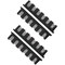 Simple Deluxe Horizontal Fishing Rod Holders Wall-Mounted - Fishing Rod Rack Great Fishing Pole Holder for Garage SOFISHRODRACKHGREYX2 - alternate 1