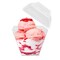 Smarty Had A Party 3.5 oz. Clear Square Disposable Plastic Mini Cups with Lids (288 Cups), 288PK 2638-CASE - alternate 8