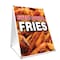 Signmission Sweet Potato Fries, 36 Inch x 24 Inch A-frame Yard Sign, Plastic Sign SBC-2436-Sweet Potato Fries - alternate 1