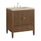 James Martin Vanities Myrrin 30" Single Vanity, Mid-Century Walnut w/ 3 CM Tajnar Eclos Top 485-V30-WLT-3TJR - alternate 8