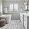 Msi Carrara Classique 12 In. X 12.81 In. Honed Marble Mesh-Mounted Mosaic Tile, 10PK ZOR-MD-0481 - alternate 8