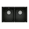 Blanco Precis Equal Double Bowl, Coal Black 442927 - alternate 1