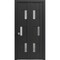 Vdomdoors Sliding Closet Bi-fold Doors Black Solid Core Modern Interior SETE6933BF-BLK-56 x 96 (2* 28x96) - alternate 1