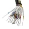 Compucableplususa 10FT DB25 Male to Bare Wire RS232 Serial Pigtail Cable - 28AWG Shielded Open End PVC DBC-25MW-10 - alternate 4