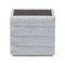 Baxton Studio Cadmus Modern Light Grey Channel-Tufted Fabric 2-Drawer Nightstand 254-13994-ZORO - alternate 10