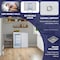 Conserv 4.3cf Compact Upright Freezer Convertible Refrigerator DOOR Freestanding 110V E-Star 806885 - alternate 8