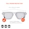 Ergodyne Transparent Clear Frame Clear Lens Safety Glasses, AFAS Lenses SIXTEN-AFAS - alternate 10