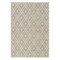 Homeroots 4' X 6' Cream and Brown Geometric Distressed Indoor Outdoor Area Rug 559049 - alternate 1